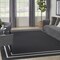 Homeroots 10' X 14' Black And Ivory Indoor Outdoor Area Rug 545467 - alternate 8