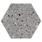 Andova Tiles Kallisto 8-in. x 9-in. Hexagon Terrazzo Matte Porcelain Wall & Floor Tile (9.9 Square Feet Per Box) ANDKALL1240 - alternate 5
