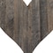 Homeroots 18" Weathered Gray Reclaimed Wood Heart Wall Decor 384903 - alternate 4