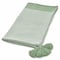Homeroots 60" X 50" Green Woven Cotton Striped Throw Blanket with Tassels 516598 - alternate 8