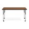 Flash Furniture Commercial Adjustable Height Rectangular Activity Table - Locking Casters-Oak XU-A2460-REC-OAK-T-A-CAS-GG - alternate 9