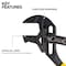 Klein Tools Plier Wrench, Tongue & Groove Pliers D53010 - alternate 5