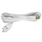 Powerzone SPT-2 Extension Cord, 16 AWG, Indoor, 16/2, 3 Outlets, White, 12 ft OR660612 - alternate 2