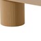 Homeroots 86" Natural Wood Double Pedestal Base Oval Dining Table 720679 - alternate 5