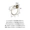 Amerock Stature Golden Champagne Transitional 7-9/16 in 192 mm Length Towel Ring BH36092BBZ - alternate 4