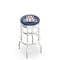 Holland Bar Stool Co 30" Chrome 2-Ring Arizona Swivel Bar Stool, Accent Ring L7C3C30ArizUn - alternate 1