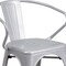 Flash Furniture Contemporary Chair, 21-1/2 in W 19" L 27-3/4" H, Integrated CH-31270-SIL-GG - alternate 9