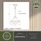 Vaxcel VAXCEL Huntley 12" Pendant Milk Glass Satin Nickel P0244 - alternate 8