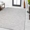 Jonathan Y Ethan Modern Flatweave Solid Gray 4 ft. x 6 ft. Indoor/Outdoor Area Rug TSN100A-4 - alternate 6