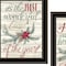 Homeroots Set Of Two All Hearts Come Home for Christmas 2 Black Framed Print Wall Art, 2PK 407486 - alternate 3