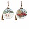 Homeroots Snowy Mountains Ski Rental Hand Painted Mouth Blown Glass Ornament 477531 - alternate 4