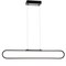 Jonathan Y Ned 39" Dimmable Adjustable Integrated LED Metal Linear Pendant, Black JYL7021B - alternate 1