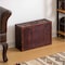 Vintiquewise Vintiquewise Vintage-Style Wooden Display Suitcase Box with Faux Leather Trim & Brass Hardware QI003235 - alternate 7