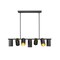 Z-Lite Lumina Matte Black 7 Light Linear Chandelier 7520-7L-MB - alternate 7