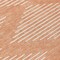 Homeroots 8' Salmon And Ivory Round Geometric Washable Indoor Outdoor Area Rug 598618 - alternate 8