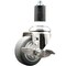 Service Caster 3 Inch 316SS Thermoplastic Rubber Swivel 1-1/2 Inch Expanding Stem Caster Brake SCC-SS316EX20S314-TPRB-TLB-112 - alternate 1