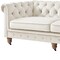 Homeroots 93" Beige Velvet Chesterfield Wood Sofa 543982 - alternate 10