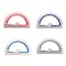 Westcott Soft Touch School Protractor W/ Antimicrobial Product Protection, 6" Ruler Edge, Assorted Colors, 2PK 14376 - alternate 4