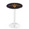 Holland Bar Stool Co 42" Chrome Arizona State Pub Table, Pitchfork, 36" dia. Top L214C4236ArizSt-F - alternate 1