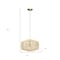 Homeroots Natural Unique Statement Rattan Ceiling Light With Natural Shades 651626 - alternate 4