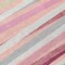 Homeroots 9' X 12' Pink Ivory And Gray Striped Washable Indoor Outdoor Area Rug 597353 - alternate 9