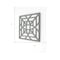 Homeroots 24" X 24" X 1" Gray Mirrored Square Wooden Wall Decor 274558 - alternate 4