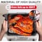 Bakken- Swiss BAKKEN 17x13in. Nonstick Roasting Pan with Rack, Carbon Steel, Oven Safe, 450 DegF, Gray Marble BKTURKYP4 - alternate 8