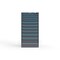Strong Hold 11 drawer cabinet - (4x 2ft, 4x 4ft, 2x 5ft, 1x 9ft) - Blue accents - Electronic Lock S3060-PPRAS-1102FS - alternate 1