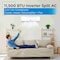Black & Decker 11,500 BTU Inverter with Heat Split Air Conditioner 115V/60Hz BSA1115TC - alternate 6