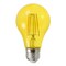 Ledvance LED A19, 4.5W, Dimmable, 15000 life, YELLOW Finish LED4.5A19DIMYELLOWGLRP 6/CS 1/SKU - alternate 1