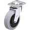 Blickle Swvl Plt Cstr, Solid Rbbr, 6-5/16", 880 lb. LEH-POEV 160KA-14-SG - alternate 1