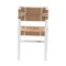 Bali & Pari Talli Bohemian Paper Loom and White Mahogany Wood Dining Chair 249-13888-ZORO - alternate 9