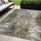 Homeroots 5' X 8' Taupe Brown And Gray Abstract Washable Indoor Outdoor Area Rug 582933 - alternate 1