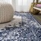 Jonathan Y Rosalia Cottage Medallion Dark blue/Ivory 8 ft. x 10 ft. Area Rug MDP403A-8 - alternate 8