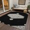 Homeroots 10' X 14' Black Gray And Ivory Oriental Washable Indoor Outdoor Area Rug 598177 - alternate 9