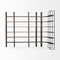 Homeroots 90" Black And Brown Iron and Wood Six Tier Bookcase 380588 - alternate 9