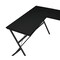 Homeroots 62" Black L Shape Computer Desk 491519 - alternate 5