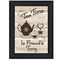 Homeroots Tea Time 2 Black Framed Print Kitchen Wall Art 405388 - alternate 1