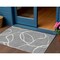 Homeroots 3' X 5' Gray And Ivory Abstract Washable Indoor Outdoor Area Rug 597481 - alternate 1