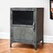 Homeroots 20in Silver Metal Accent Cabinet With Two Shelves 489017 - alternate 3