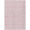 Homeroots 9' X 12' Pink And Ivory Geometric Washable Indoor Outdoor Area Rug 613799 - alternate 7