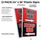 Signmission Order Here Pick Up Here With Arrows, Plastic Signs Only 24 Inch x 36 Inch, Corrugated Plastic, 2PK CSB-2436-2PACK-OrderHerePickUpHereWithAr - alternate 2