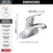 Delta Foundations Single Handle Centerset Bathroom Faucet B501LF - alternate 6