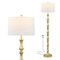 Jonathan Y Jaxon 62.5" Traditional Glam Metal LED Floor Lamp, Gold Painting JYL4031A - alternate 1