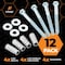 Xpose Safety 6 in Anchor Set Anchor Lag Shield and Washer for Speed Bump/Wheel Stop on Concrete, 12-PK CAS6-12-X - alternate 6