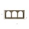 Homeroots 77" Brown Solid Wood Distressed Console Table With Arch Detailing 604539 - alternate 7
