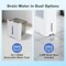 Edendirect 80 pt. 5,500 sq. ft. Dehumidifier for Damp Rooms in White, Bucket and Auto Defrost for Basement ZRZHUMI-AS-CSJ72XK-5WT-OL - alternate 8