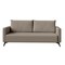 Leisuremod Inno Modern Vegan Leather 3-Seater Sofa, Metal Legs IS73TP - alternate 10