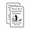 Signmission Please Be A Responsible Dog Owner Clean Up After Your D, 18'' X 24'', Heavy Gauge Aluminum, 2PK A-1824-2PACK-2923 - alternate 1