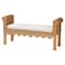 Bali & Pari Reiko Scalloped Natural Rattan Accent Bench 259-14133-ZORO - alternate 1